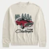 Sweter z nadrukiem Dodge Challenger