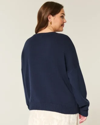 Sweter z nadrukiem Easy Jumping Fish