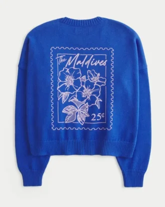 Sweter z nadrukiem Easy Maldives
