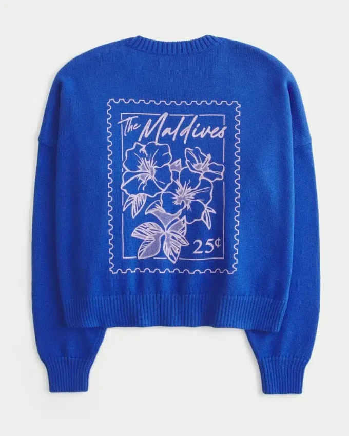 Sweter z nadrukiem Easy Maldives Sweter z nadrukiem Easy Maldives
