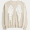 Sweter z nadrukiem Easy Wings Sweter z nadrukiem Easy Wings