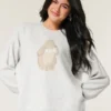 Sweter z nadrukiem króliczka Hollister Comfy Cloud Sweter z nadrukiem króliczka Hollister Comfy Cloud
