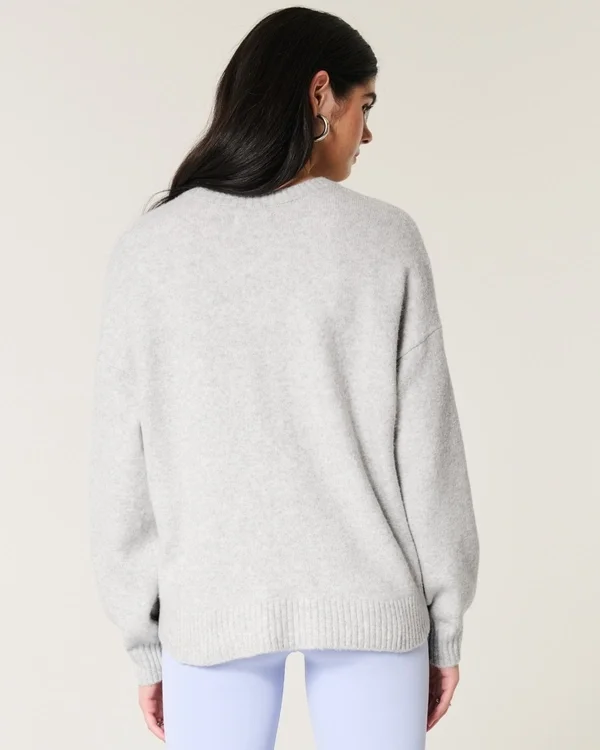 Sweter z nadrukiem króliczka Hollister Comfy Cloud Sweter z nadrukiem króliczka Hollister Comfy Cloud