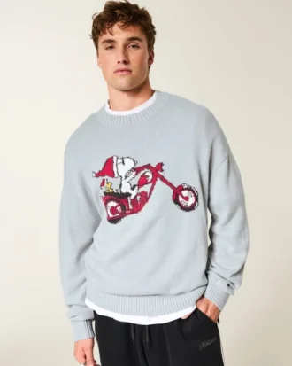 Sweter z nadrukiem Snoopy
