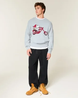 Sweter z nadrukiem Snoopy
