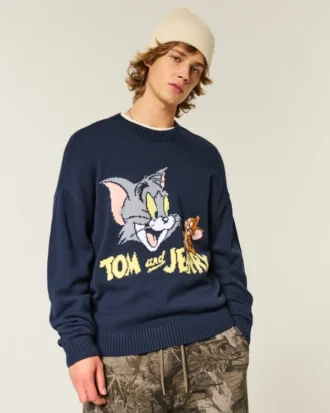 Sweter z nadrukiem Tom i Jerry