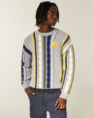 Sweter z nadrukiem Wolverines Uniwersytetu Michigan