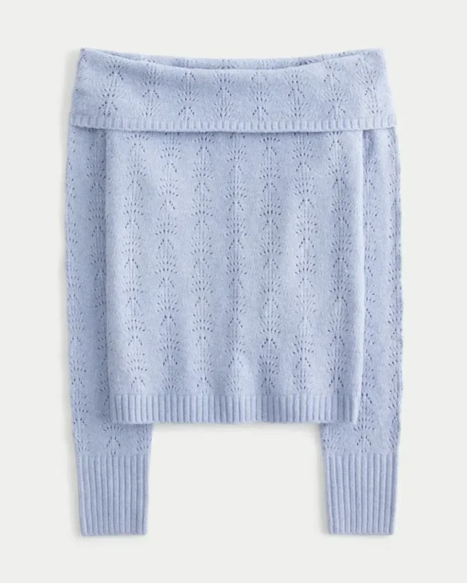 Sweter z odkrytymi ramionami Sweter z odkrytymi ramionami