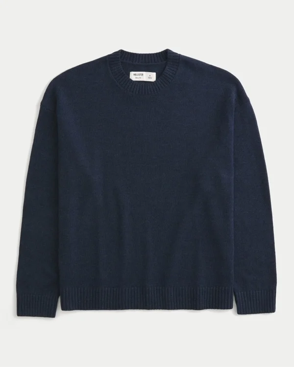 Sweter z okrągłym dekoltem Sweter z okrągłym dekoltem