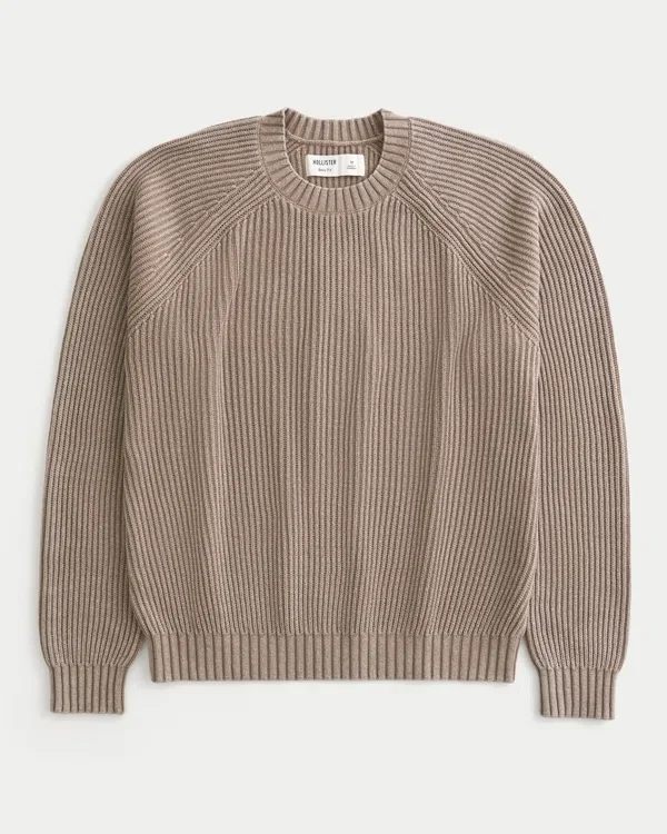 Sweter z pranym dekoltem w serek Sweter z pranym dekoltem w serek