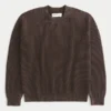 Sweter z pranym dekoltem w serek Sweter z pranym dekoltem w serek