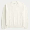 Sweter z pranym dekoltem w serek Sweter z pranym dekoltem w serek