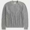 Sweter z pranym dekoltem w serek Sweter z pranym dekoltem w serek