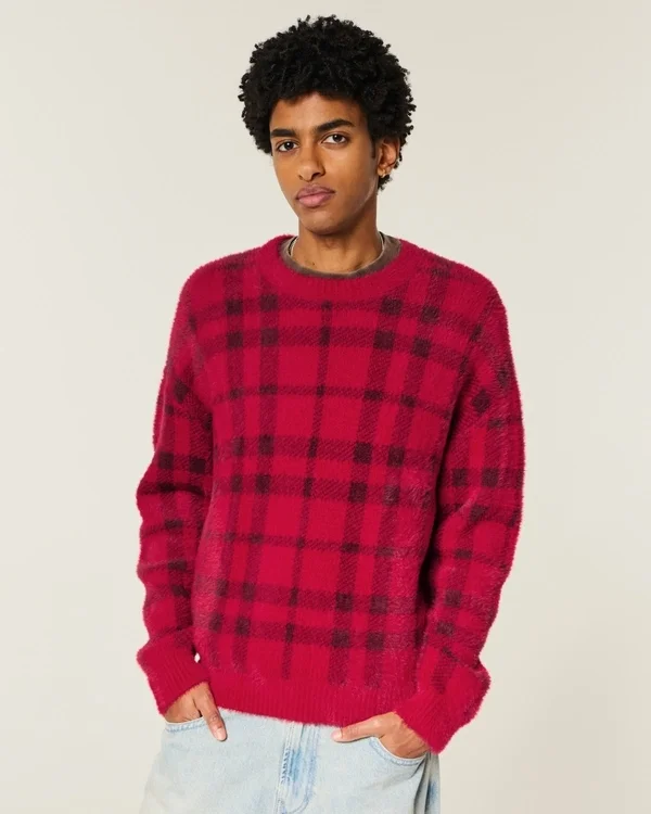 Sweter z puszystym wykończeniem Sweter z puszystym wykończeniem