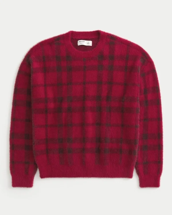 Sweter z puszystym wykończeniem Sweter z puszystym wykończeniem