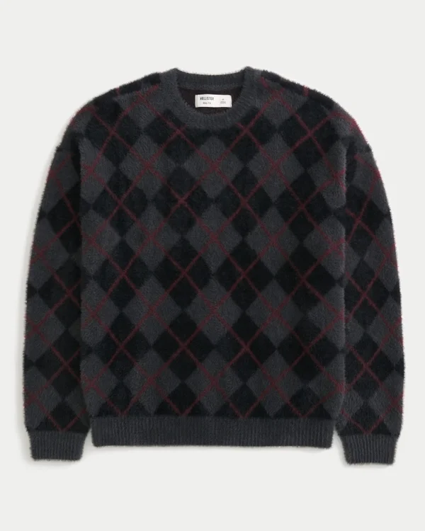 Sweter z puszystym wykończeniem Sweter z puszystym wykończeniem