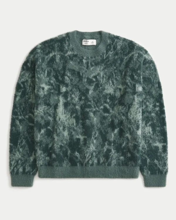 Sweter z puszystym wykończeniem Sweter z puszystym wykończeniem