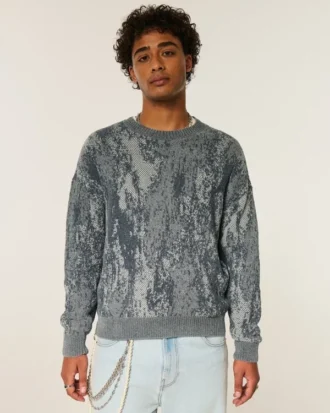 Sweter z wzorem w kratkę Sweter z wzorem w kratkę