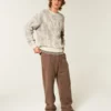 Sweter z wzorem w kratkę