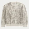 Sweter z wzorem w kratkę