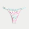 Szerokie ramiączka, wysokie wycięcie, figi bikini