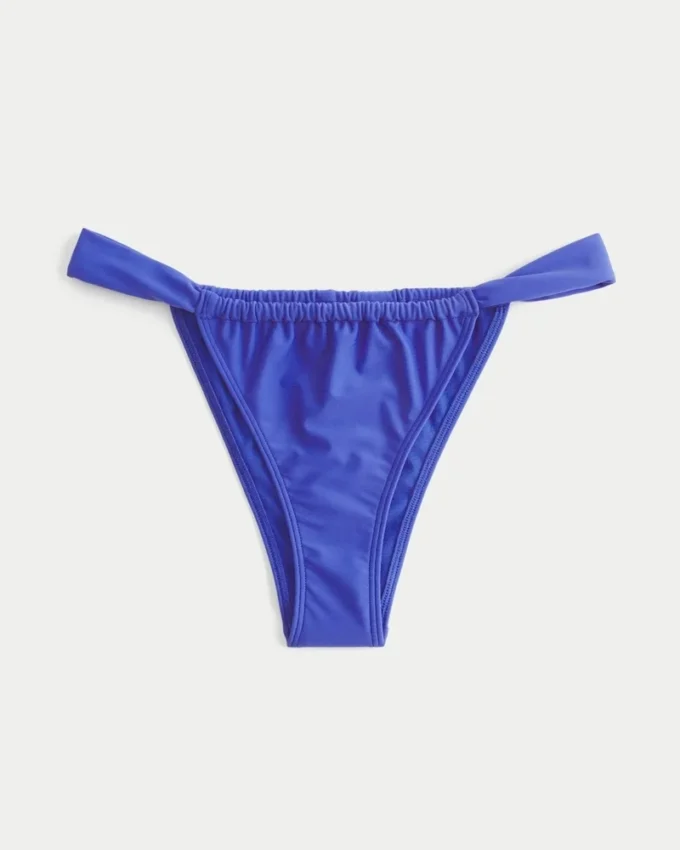 Szerokie ramiączka, wysokie wycięcie, figi bikini