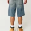 Szorty dżinsowe Taz Graphic Medium Wash Super Baggy Szorty dżinsowe Taz Graphic Medium Wash Super Baggy
