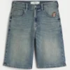 Szorty dżinsowe Taz Graphic Medium Wash Super Baggy Szorty dżinsowe Taz Graphic Medium Wash Super Baggy
