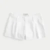 Szorty Hollister Livvy z mieszanki lnu, z niskim stanem, 3″ Szorty Hollister Livvy z mieszanki lnu, z niskim stanem, 3″