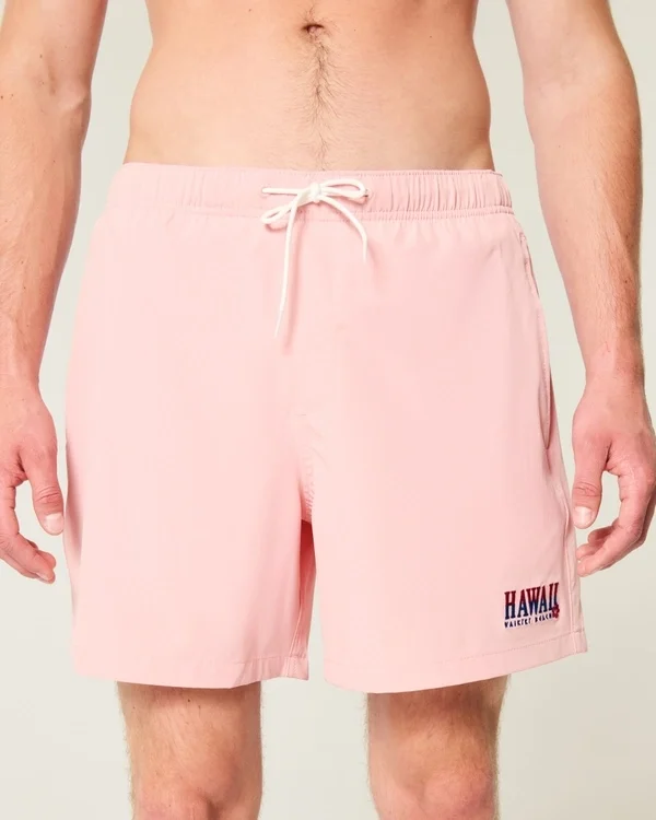Szorty kąpielowe Hawaii Graphic Mid-Thigh Volley Szorty kąpielowe Hawaii Graphic Mid-Thigh Volley