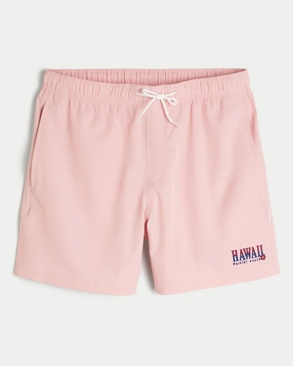 Szorty kąpielowe Hawaii Graphic Mid-Thigh Volley Szorty kąpielowe Hawaii Graphic Mid-Thigh Volley