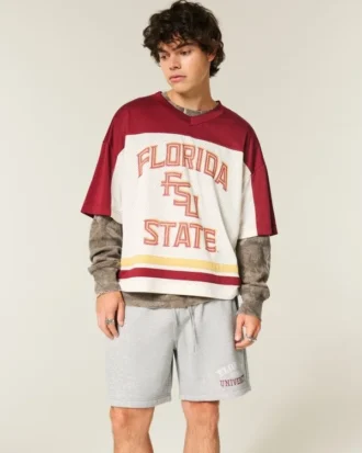 Szorty polarowe z nadrukiem Florida State University Seminoles