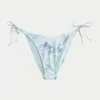Szydełkowa lamówka Boczne wiązanie Figi bikini typu cheeky