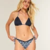 Szydełkowa lamówka Boczne wiązanie Figi bikini typu cheeky