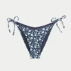 Szydełkowa lamówka Boczne wiązanie Figi bikini typu cheeky