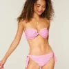 Szyta spódniczka bikini wiązana z boku