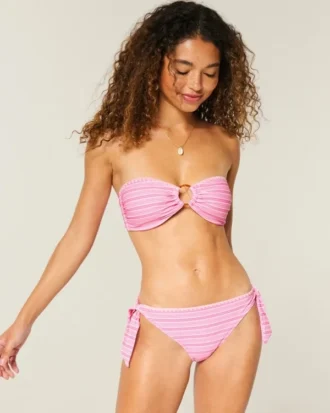 Szyta spódniczka bikini wiązana z boku
