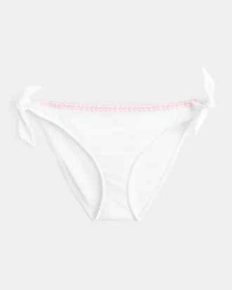 Szyta spódniczka bikini wiązana z boku