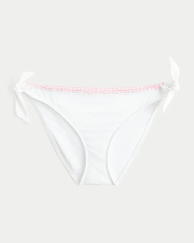 Szyta spódniczka bikini wiązana z boku