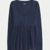 Top babydoll z wiązaniem z tyłu Top babydoll z wiązaniem z tyłu