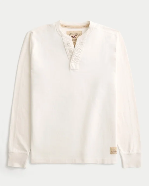 Świąteczna koszulka z kapturem Henley Świąteczna koszulka z kapturem Henley