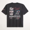 Zestaw koszulki z nadrukiem Dale Earnhardt NASCAR i flanelowych spodni piżamowych