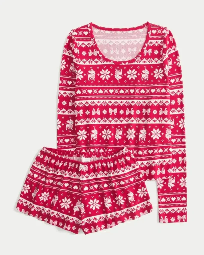 Zestaw z długim rękawem i szortami Always Cozy Zestaw z długim rękawem i szortami Always Cozy